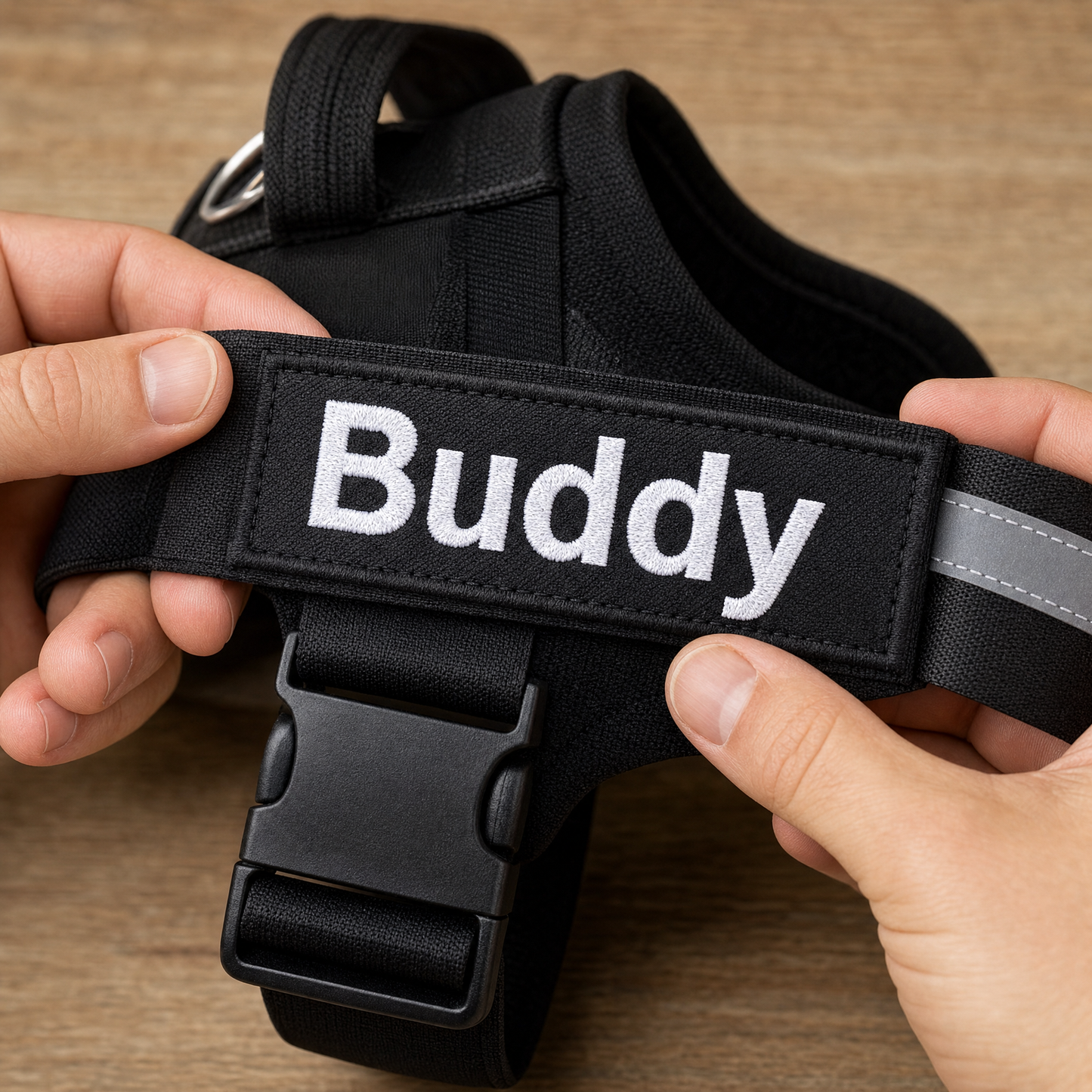Personalised No-Pull Dog Harness | Reflective & Name Patch