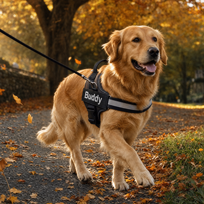 Personalised No-Pull Dog Harness | Reflective & Name Patch