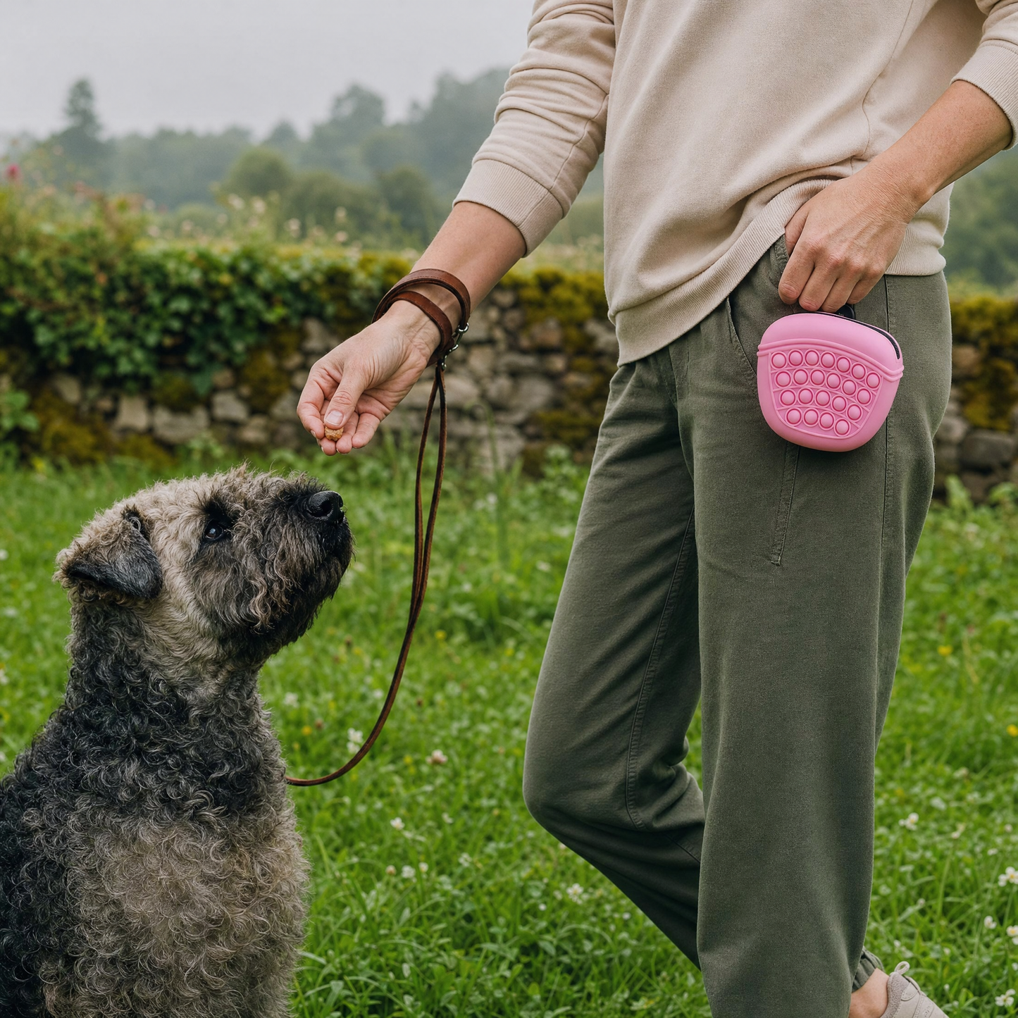 Dog Training Treat Pouch | Washable, Waist Clip & Quick Access